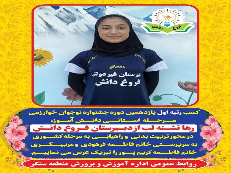 کسب رتبه اول یازدهمین دوره جشنواره خوارزمی